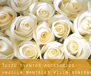 3Uizu Eventos Accesorios - Vajilla - Manteles (Villa General Mitre)