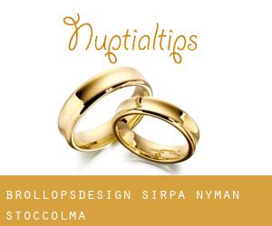 Bröllopsdesign Sirpa Nyman (Stoccolma)