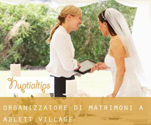 Organizzatore di matrimoni a Ablett Village
