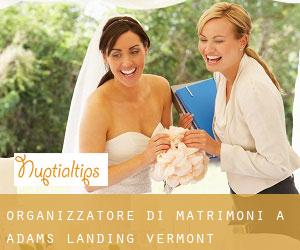 Organizzatore di matrimoni a Adams Landing (Vermont)