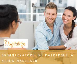 Organizzatore di matrimoni a Alpha (Maryland)