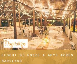 Luoghi di nozze a Amys Acres (Maryland)