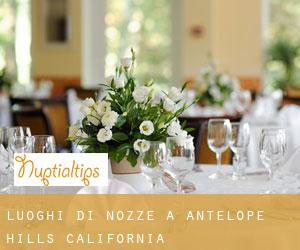 Luoghi di nozze a Antelope Hills (California)