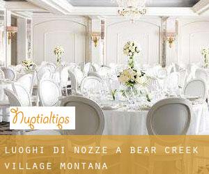 Luoghi di nozze a Bear Creek Village (Montana)