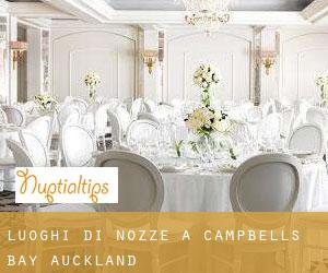 Luoghi di nozze a Campbells Bay (Auckland)
