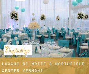 Luoghi di nozze a Northfield Center (Vermont)