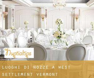 Luoghi di nozze a West Settlement (Vermont)