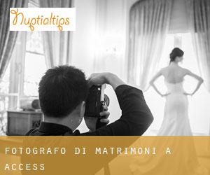 Fotografo di matrimoni a Access