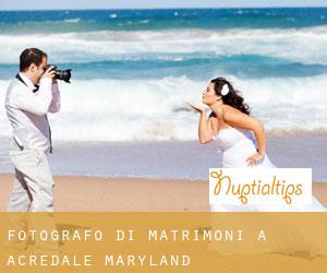 Fotografo di matrimoni a Acredale (Maryland)