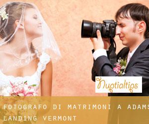 Fotografo di matrimoni a Adams Landing (Vermont)