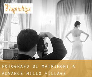 Fotografo di matrimoni a Advance Mills Village
