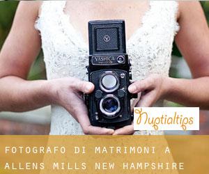 Fotografo di matrimoni a Allens Mills (New Hampshire)