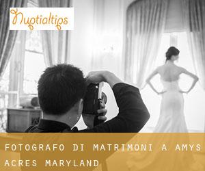 Fotografo di matrimoni a Amys Acres (Maryland)