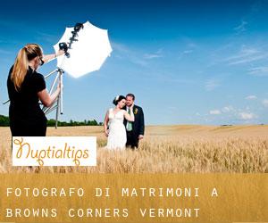 Fotografo di matrimoni a Browns Corners (Vermont)