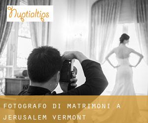 Fotografo di matrimoni a Jerusalem (Vermont)