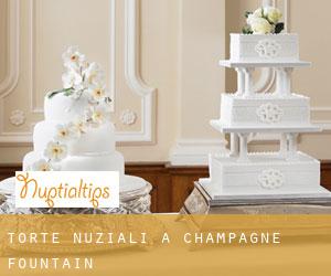 Torte nuziali a Champagne Fountain