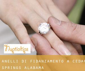 Anelli di fidanzamento a Cedar Springs (Alabama)