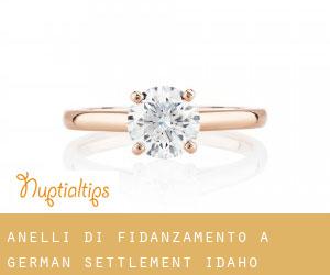Anelli di fidanzamento a German Settlement (Idaho)