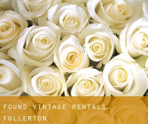 Found Vintage Rentals (Fullerton)