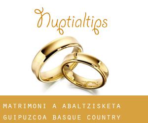 matrimoni a Abaltzisketa (Guipuzcoa, Basque Country)