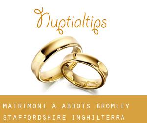 matrimoni a Abbots Bromley (Staffordshire, Inghilterra)