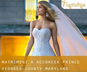 matrimoni a Accokeek (Prince Georges County, Maryland)