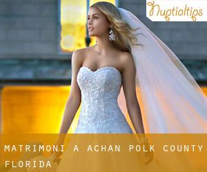 matrimoni a Achan (Polk County, Florida)
