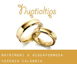 matrimoni a Acquaformosa (Cosenza, Calabria)