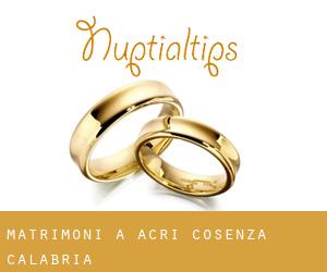 matrimoni a Acri (Cosenza, Calabria)