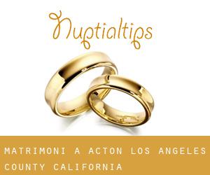 matrimoni a Acton (Los Angeles County, California)