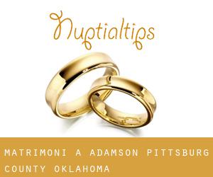 matrimoni a Adamson (Pittsburg County, Oklahoma)