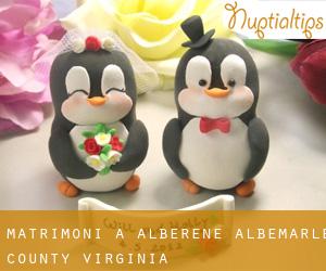 matrimoni a Alberene (Albemarle County, Virginia)
