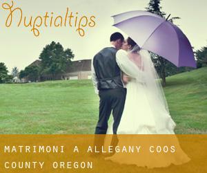 matrimoni a Allegany (Coos County, Oregon)