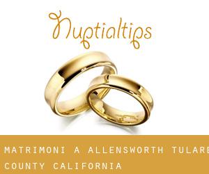 matrimoni a Allensworth (Tulare County, California)