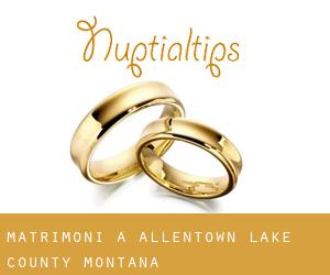 matrimoni a Allentown (Lake County, Montana)