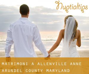 matrimoni a Allenville (Anne Arundel County, Maryland)