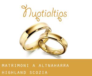 matrimoni a Altnaharra (Highland, Scozia)