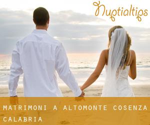 matrimoni a Altomonte (Cosenza, Calabria)