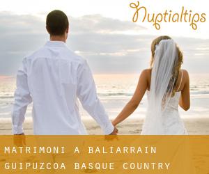 matrimoni a Baliarrain (Guipuzcoa, Basque Country)