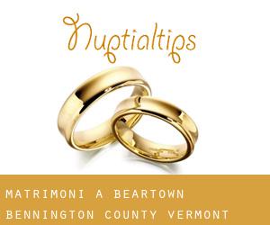 matrimoni a Beartown (Bennington County, Vermont)