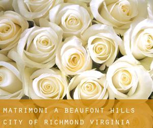 matrimoni a Beaufont Hills (City of Richmond, Virginia)