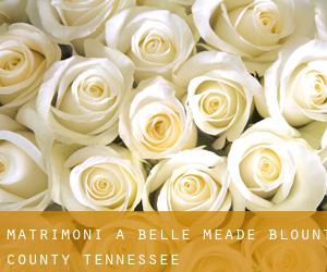 matrimoni a Belle Meade (Blount County, Tennessee)