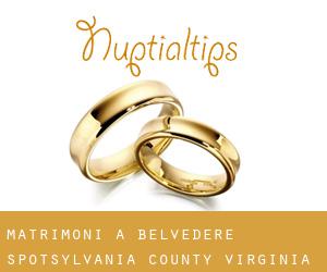 matrimoni a Belvedere (Spotsylvania County, Virginia)