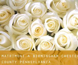 matrimoni a Birmingham (Chester County, Pennsylvania)