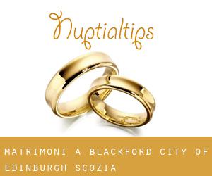 matrimoni a Blackford (City of Edinburgh, Scozia)