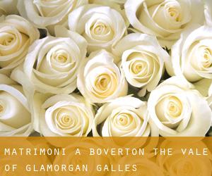matrimoni a Boverton (The Vale of Glamorgan, Galles)