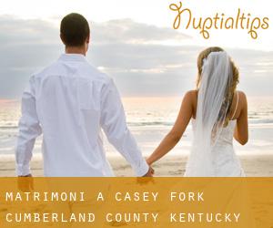 matrimoni a Casey Fork (Cumberland County, Kentucky)