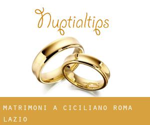 matrimoni a Ciciliano (Roma, Lazio)