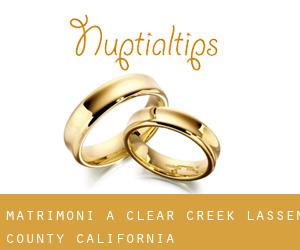matrimoni a Clear Creek (Lassen County, California)