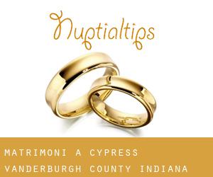 matrimoni a Cypress (Vanderburgh County, Indiana)